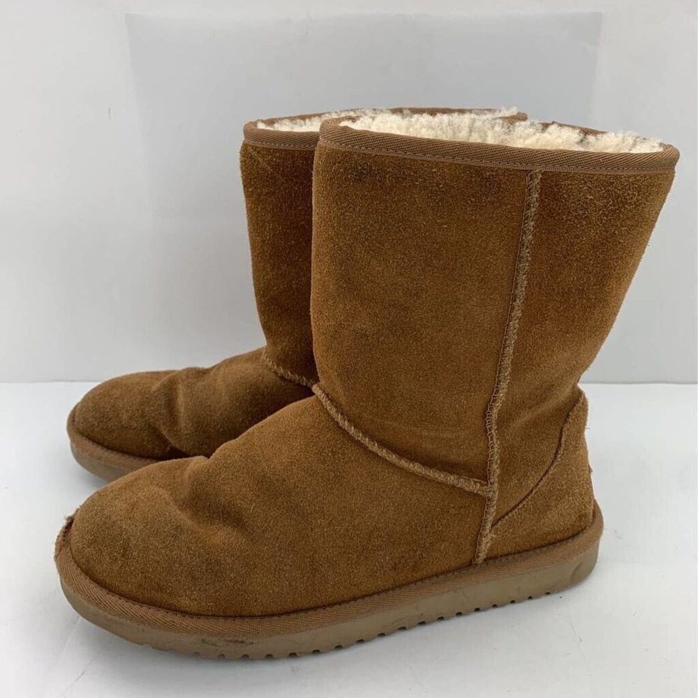Koolaburra By UGG Womens Koola Short Boots Brown Pull On Round Toe 7 - Picture 4 of 10
